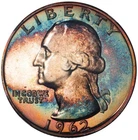 1962 Toned Washington Quarter Proof NGC PF 66 PR 66 See Video Toning Silver Coin