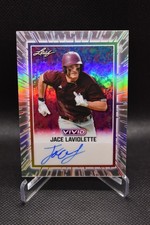 Jace Laviolette Auto /3 2025 Leaf Vivid Silver Cleveland Guardians