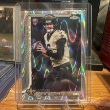 2025 Topps Chrome - Tyler Shough Raywave Refractor Rookie - #398 Saints