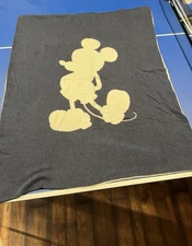 Ethan Allen X Disney Mr. Mickey Mouse Stroller Blanket Blue/White