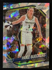 2025 Panini Prizm WNBA Paige Bueckers Silver Cracked Ice Rookie Dallas Wings