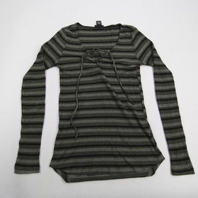 RUE21 Long Sleeve Shirt Women's Olive Used S