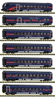 Fleischmann 6260065, 7Tlg. Set Nightjetwagen, ÖBb, Neu & Ovp, N
