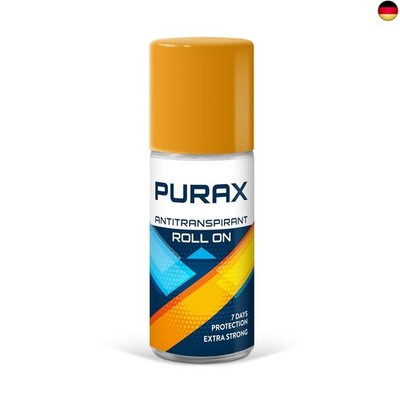 PURAX Antitranspirant Roll-On ''EXTRA STRONG'' 50ml - 7 days protection