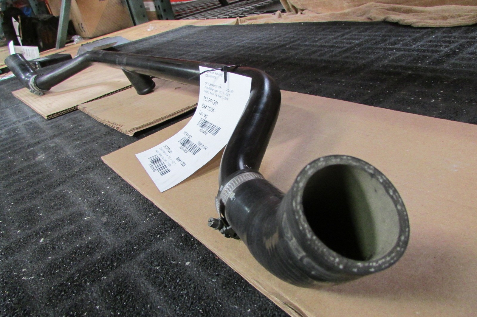 Ferrari 360 Radiator Lower Delivery Line, Used, P/N 173384