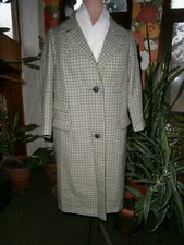 Cappotto di lana leggero, da donna ,pied de poule - taglia 48 -anni '70