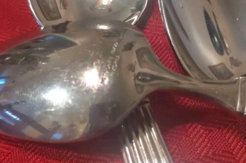 ( 4) Retroneu ESPRIT SOUP SPOONS 18/8 Glossy Korea Stainless 7 3/8” - Picture 3 of 3