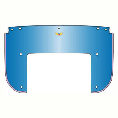 National Cycles Heavy Duty Lower Windshield verstärkt, blau, für Harley-Davidson