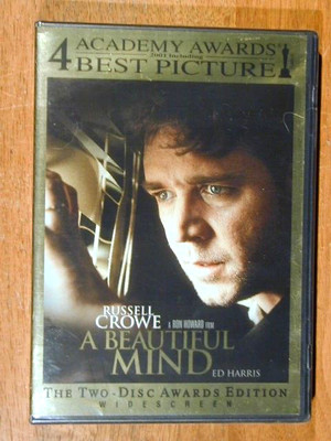 A BEAUTIFUL MIND TWO DISC AWRADS EDITION WIDESCREEN 2001 DVD BRAND NEW SEALED