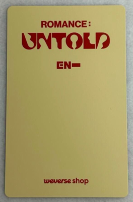 ENHYPEN JAKE ROMANCE: UNTOLD Showcase live Official Photocard | eBay