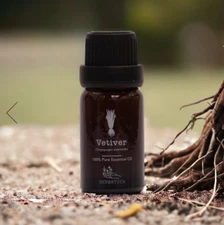 HERBATICA Vetiver Essential Oil 100% Natural Pure TherapeuticGrade 10ml