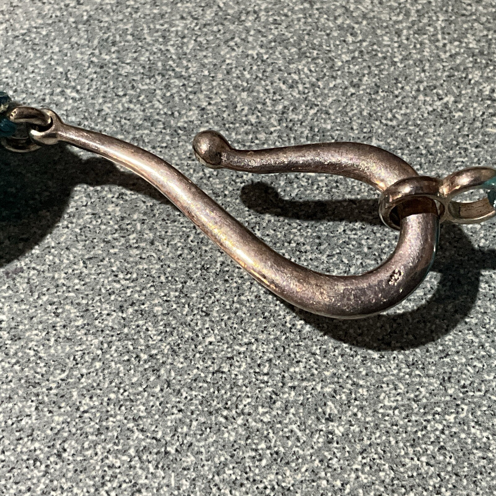 Huge Statement Necklace  STERLING SILVER CLASP AN… - image 6