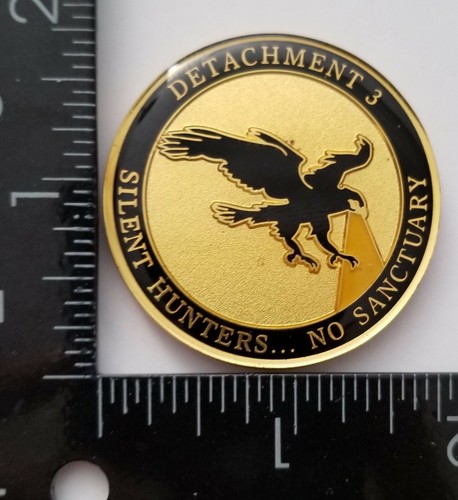 AREA 51 CIA AF Special Projects DET 3 Silent Hunters Magic Carpet Ride Coin - Picture 4 of 5