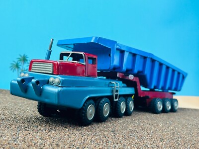 SSS International TURNPIKE Dump Truck Tin Toy JAPAN Blech LKW no Bandai Yonezawa