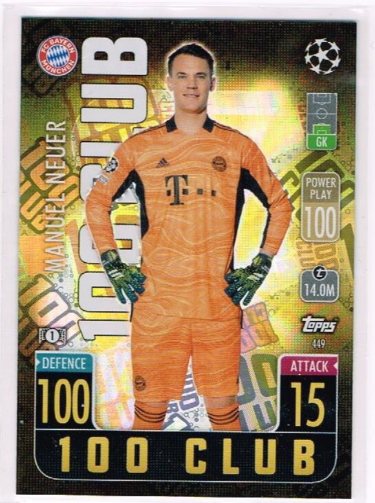 レ*ロ様 topps ノイアー サイン カード auto マヌエル neuer Auto Manuel Neuer Topps UCL 2017 - メルカリ