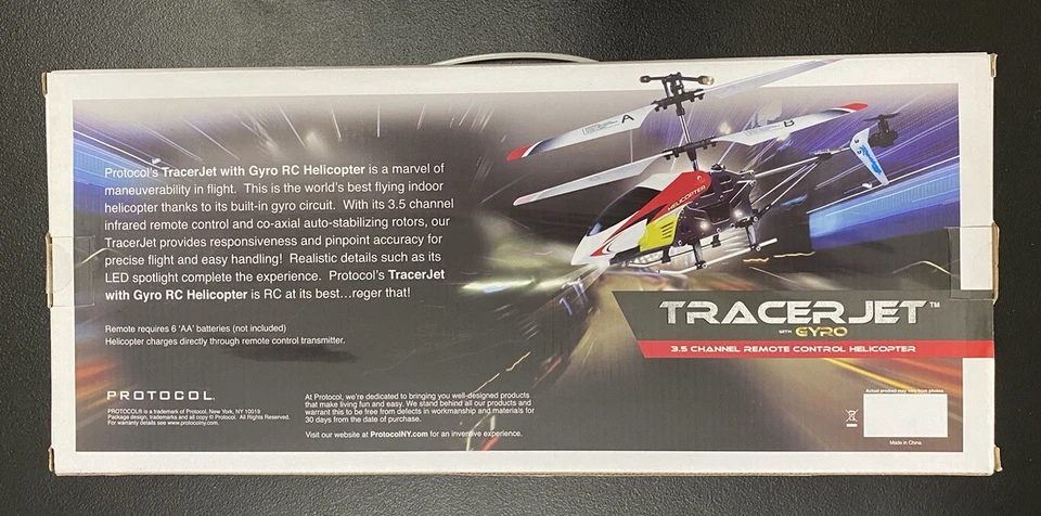 Protocol Tracerjet with Gyro 3.5 Channel Remote Control Helicopter - Image 2 of 4