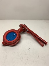 Tuff Red Sandblaster 4" Butterfly Valve 150 PSI
