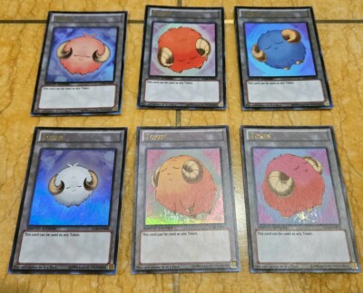 (6) YUGIOH SHEEP TOKEN Limited LC04 SCAPEGOAT ULTRA RARE HOLO Foil Card Lot