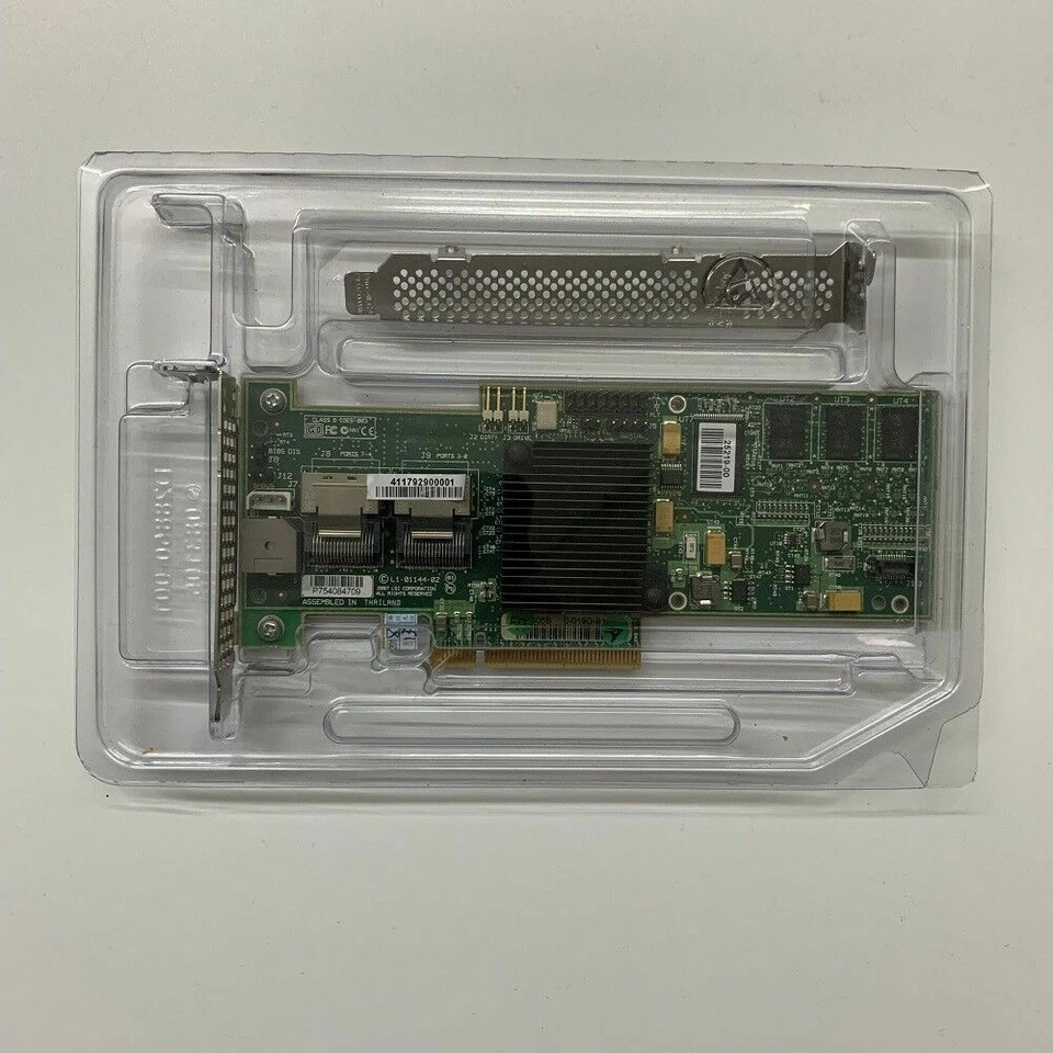 LSI00187 LSI MegaRAID PCI-e SATA/SAS Raid Controller 8708EM2 256MB RAID0/1/10 - Image 3 of 3