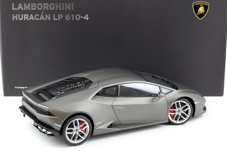 1:12 AUTOart Lamborghini Huracan LP 610-4 Grigio Titans / Mat Gris 12099 - Photo 3/4