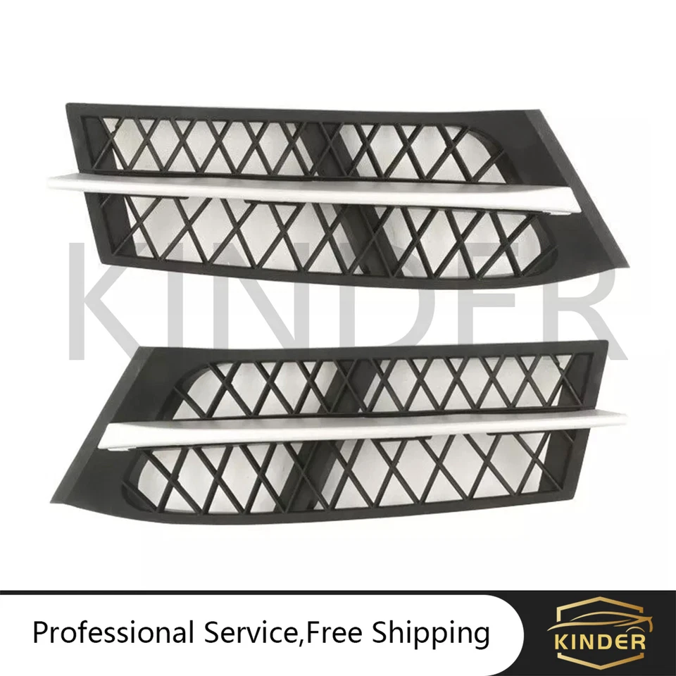 Parachoques delantero 4 piezas rejilla exterior abierta lateral y panel de acabado para BMW 5' F07 GT 10-13 Foto 2 de 4