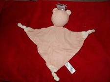 Doudou Plat Nicotoy Simba Toys Ours Rose Joue Coeur Coton Bio  5 Dispos