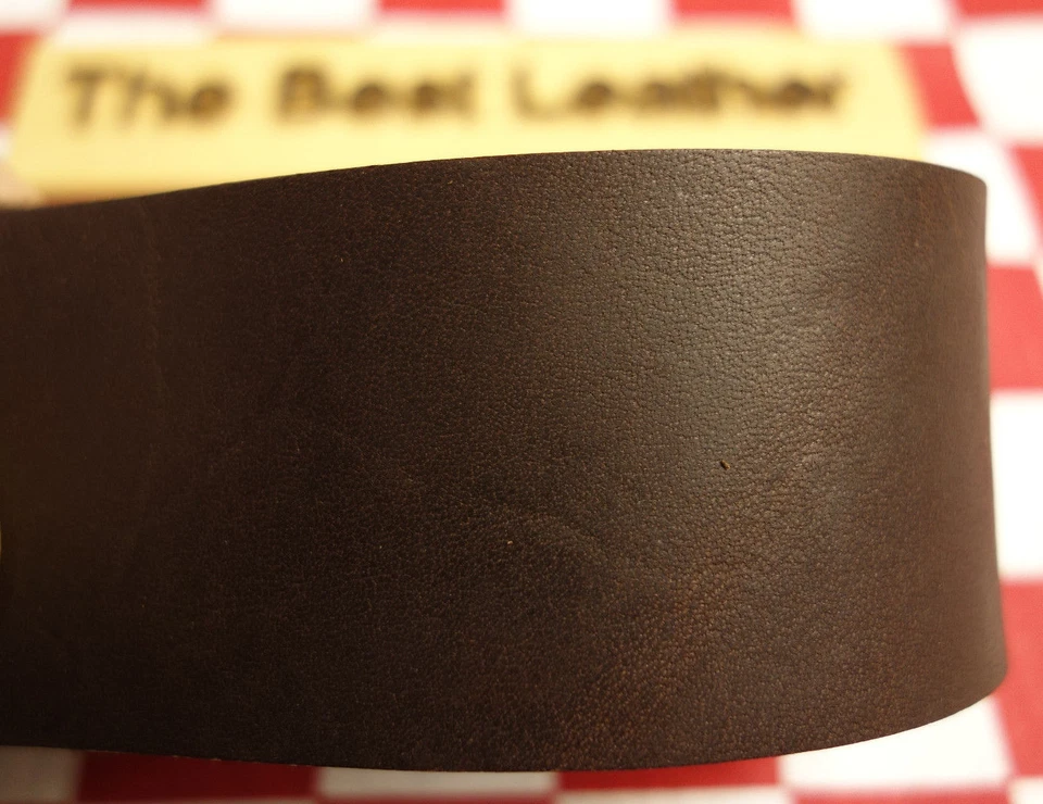 HORWEEN LATIGO 11 oz BROWN ILLINI LEATHER 80"x20mm FOR BELT & STRAP NAT. QLTY - Image 2 of 4