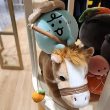 KAKAO FRIENDS Jordy riding a Jeju Edition pony