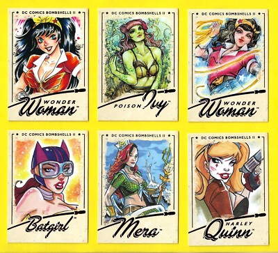 2018 Cryptozoic DC Bombshells Series 2 Base Cards 1 - 64  You Pick !