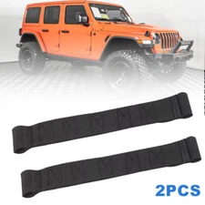2× Door Limiting Straps Heavy Duty Strap For 1996-2019 Jeep Wrangler CJ YJ TJ JK