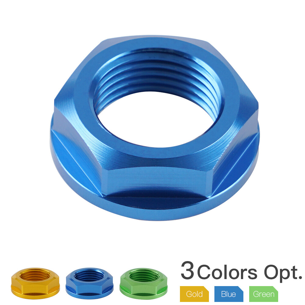CNC Front Axle Shaft Lock Nut M18XP1.5 For Yamaha YZ250F YZ450F