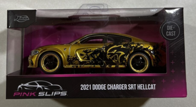 NEW 2024 Jada Toys "Pink Slips" 2021 Dodge Charger SRT Hellcat 1 ...