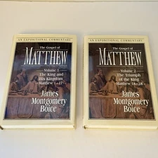 2001 THE GOSPEL OF MATTHEW By James Montgomery Boice, 2 Volume Set