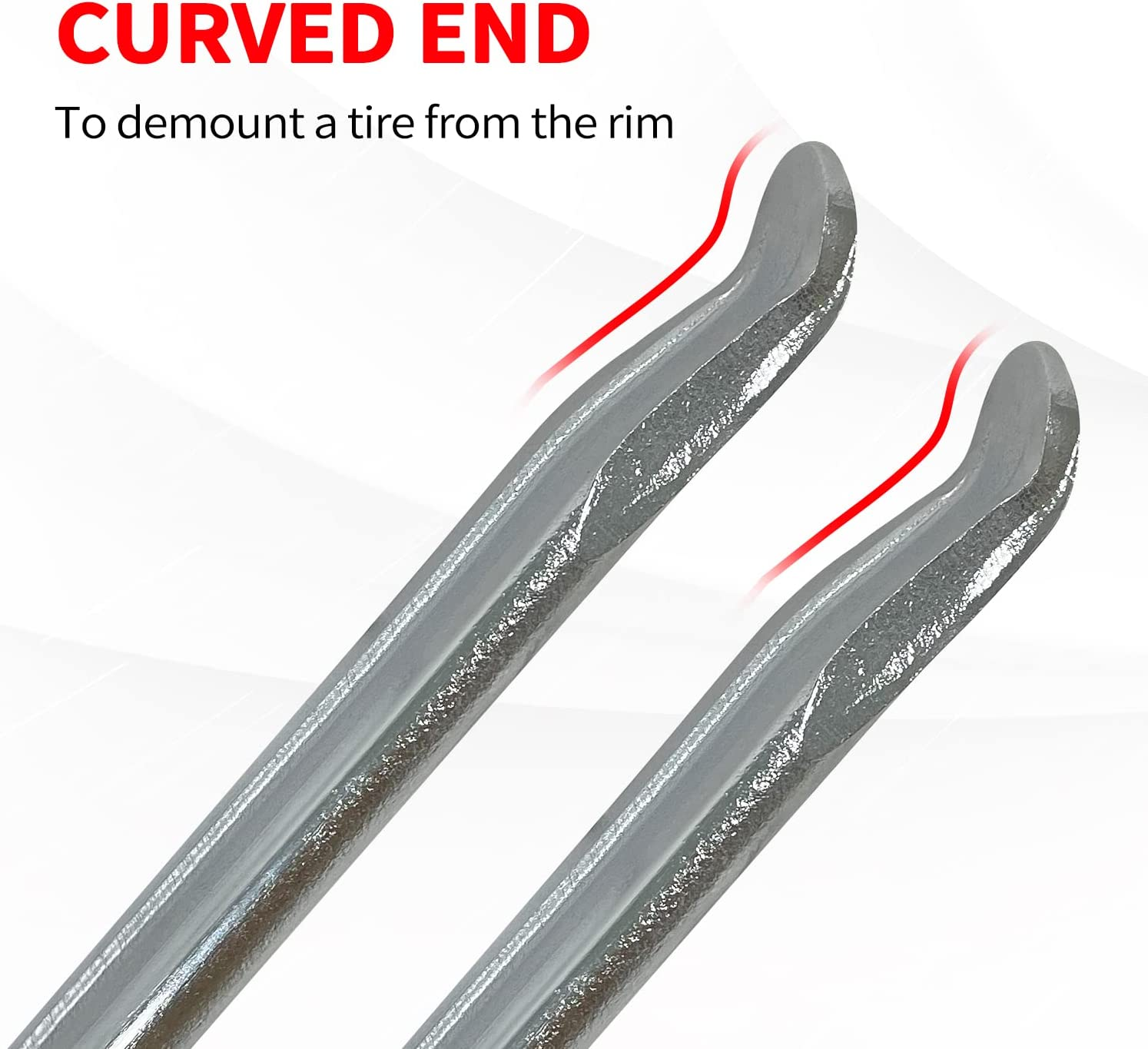 17.5 Tire Spoons Lever Mount/Demount Iron Auto Truck Maintenance 2PCS