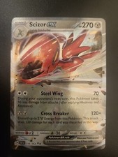 Pokémon TCG Scizor ex Scarlet & Violet-Temporal Forces 111/162 Holo Double Rare