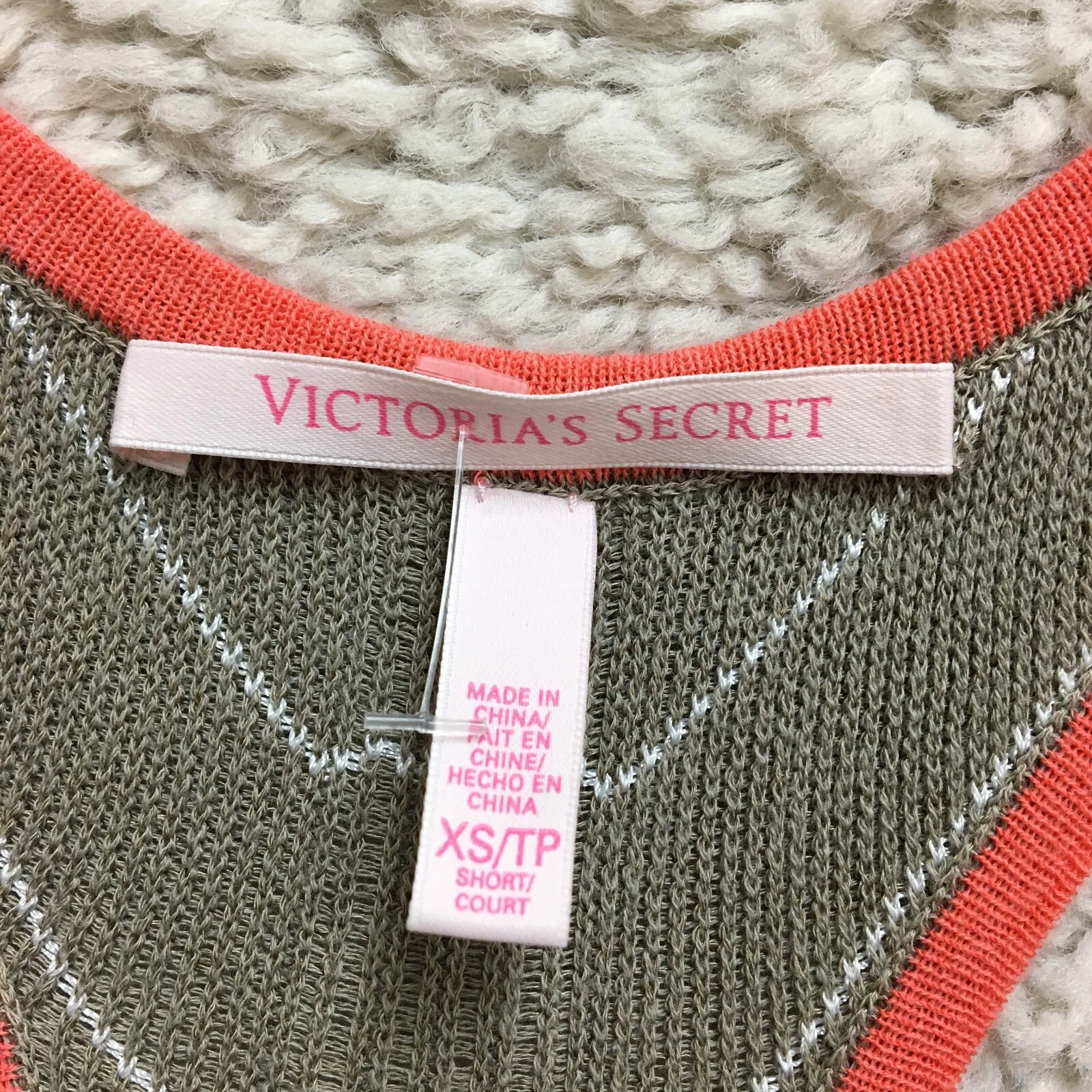 UNDERCOVER Abito Victorias Secret extra small donna grigio maxi righe aderente svasato donna XS