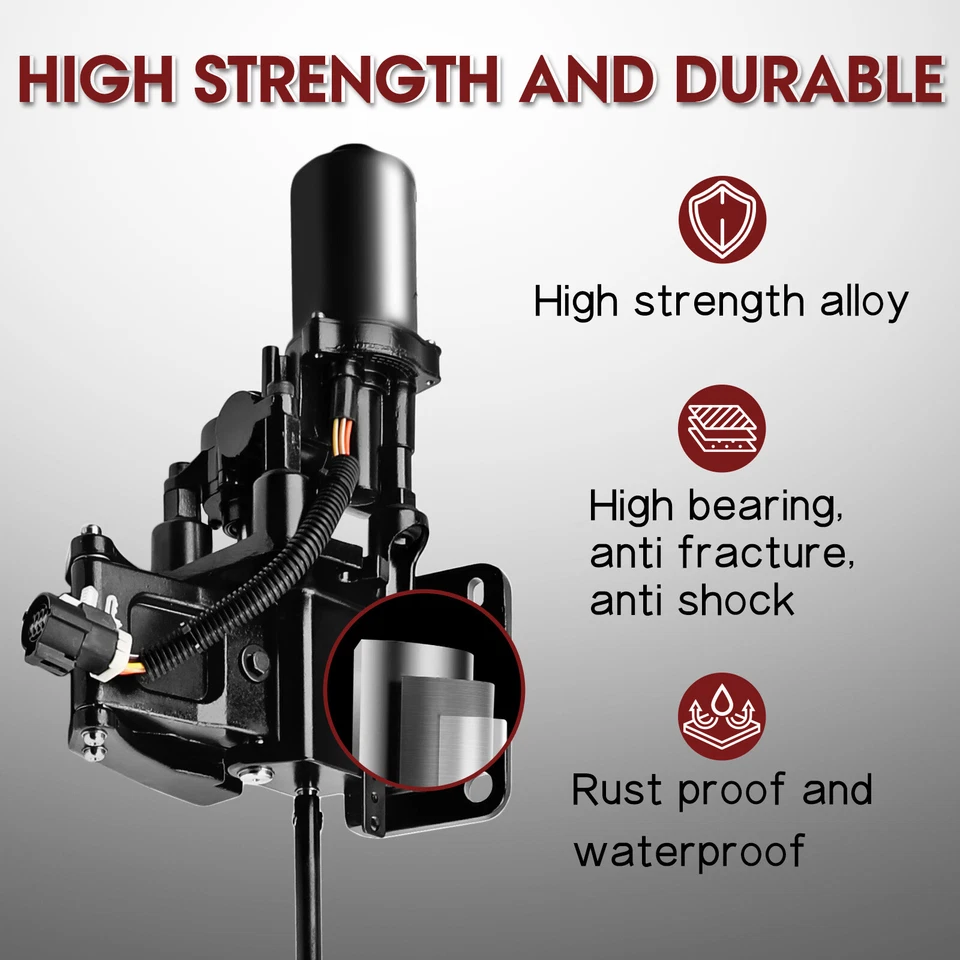 Right Running Board Motor W/ Bracket Assembly For Ford Expedition Lincoln 131"WB - Imagem 2 de 4