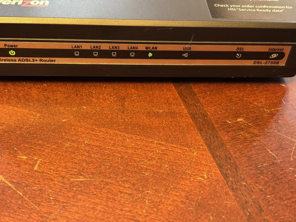 Verizon D-Link Router Model #DSL-2750B 24Mbps - Image 3 of 4