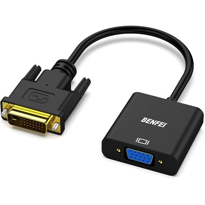 DVI-D auf VGA Adapter von Benfei - 1080p Leistung für alle kompatiblen Geräte
