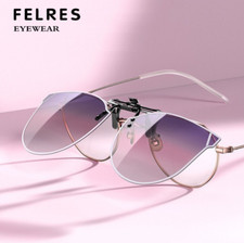 Flip Up Clip on Sunglasses Polarized Glasses Driving Anti Glare Men Women UV400