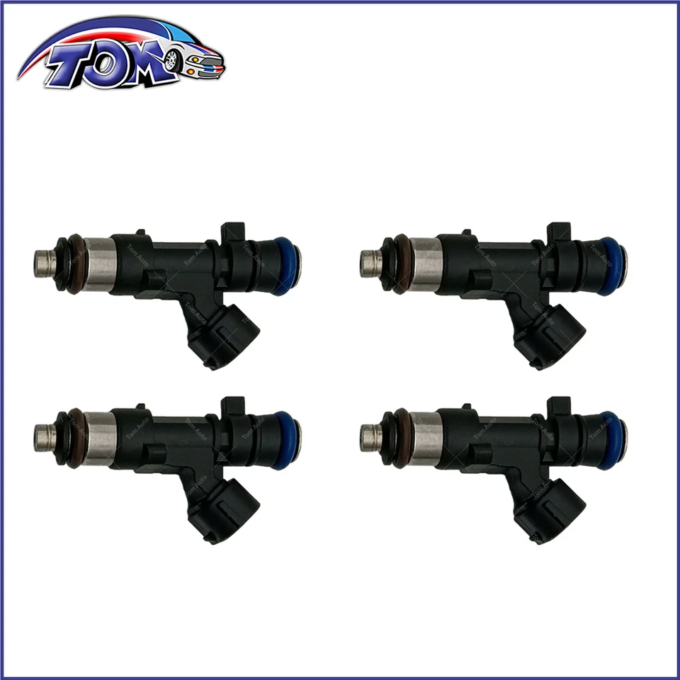 4x Inyectores de combustible para Nissan Sentra Cvt 2013-2016 sedán 1,8 l 0280158296 Fj1191 Foto 3 de 4