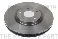 2X Bremsscheibe NK 203968 FüR Koleos Renault Juke Nissan Qashqai J10 1 Dci HY0K