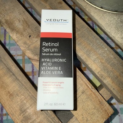 YEOUTH Retinol Serum W/ Hyaluronic Acid / Vitamin E/ Aloe Vera Exp 7/2028