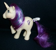 Rose: My Little Pony MLP Vintage Unicorn Glory 18 EXCELLENT glittery symbols G1