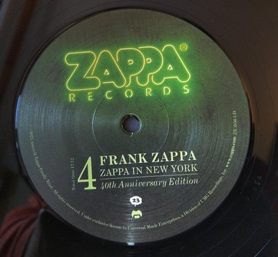 Frank Zappa - Zappa In New York | 40th Anniversary Edition | 2LP