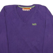 Felpa Pullover Uomo Awdis - Colore Viola Magenta - Taglie Large E XL - Cotone Ricco