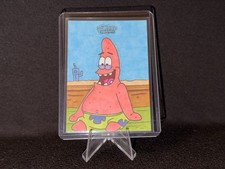Marketplace image: 1/1 Topps Chrome SpongeBob PATRICK STAR SKETCH by Artist Erik Muller