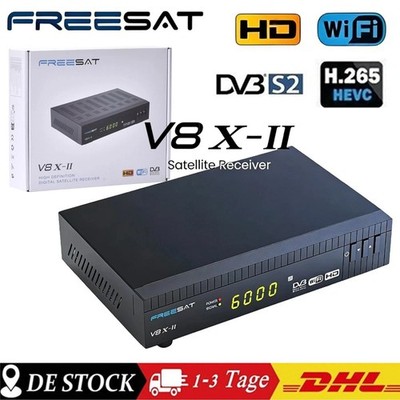 FULL HD Sat Receiver Digital S/S2X-HD+ Astra + Hotbird + Türksat Vorprogrammiert
