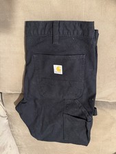 Carhartt Rugged Flex Relaxed Fit Duck Utility Work Pant 34x30. BN3279-M Black