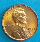 1945 P Lincoln Wheat Cent BRILLIANT Uncirculated nice coin see pics **